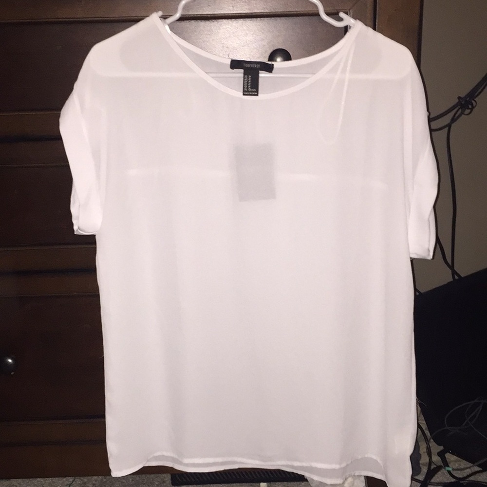 Forever 21 White Blouse